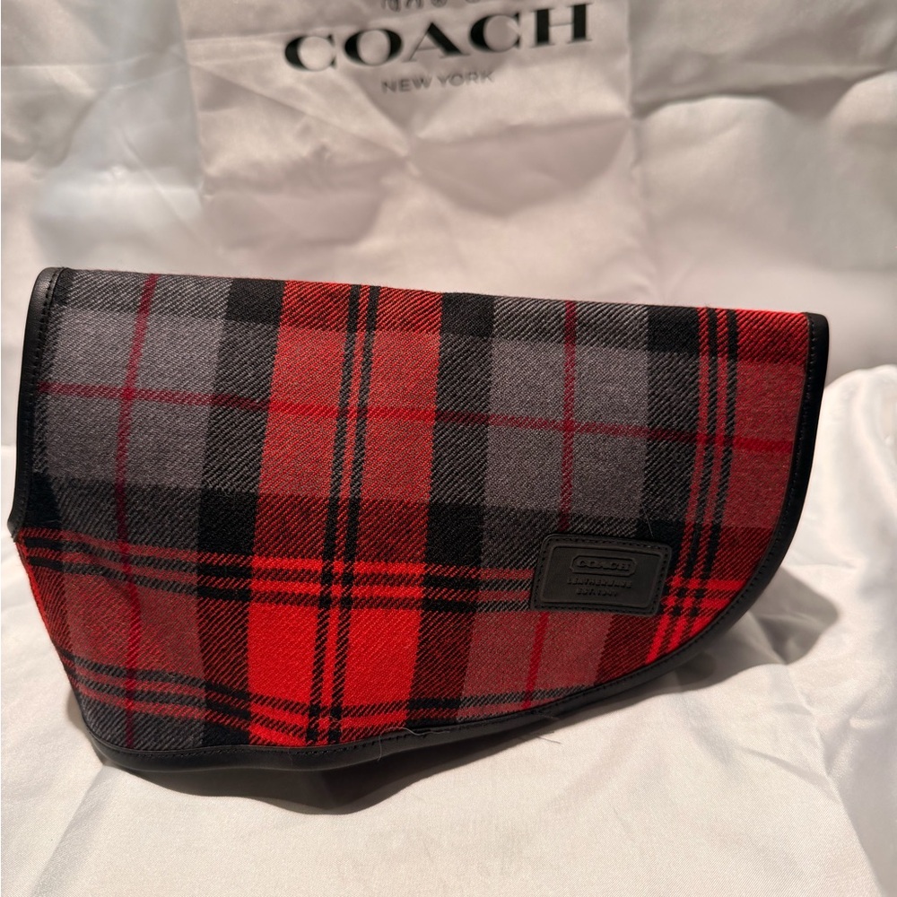 NWOT Vintage Coach Tartan Plaid dog coat XS